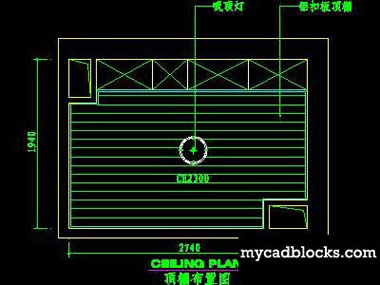 Kitchen CAD plane and elevation 15